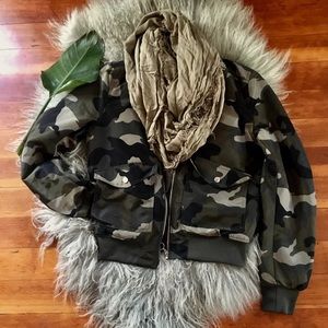 Camo puffer jacket from H&M